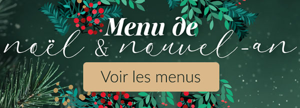 bannière menu traiteur noël 2025