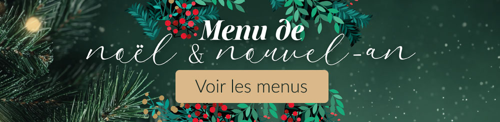 bannière menu traiteur noël 2025